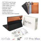 AirTab i17 Pro Max - تابلت 2 في 1 بشاشة 10.1 بوصة، ذاكرة 24GB وتخزين 1TB