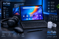 AirTab i17 Pro Max - تابلت 2 في 1 بشاشة 10.1 بوصة، ذاكرة 24GB وتخزين 1TB